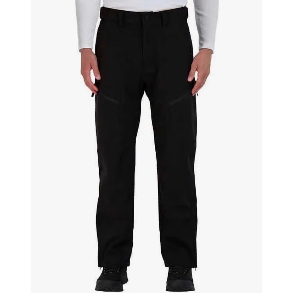 Gerry Mens Black Softshell Snow Pants Fleece Lined Ski Snowboard Medium